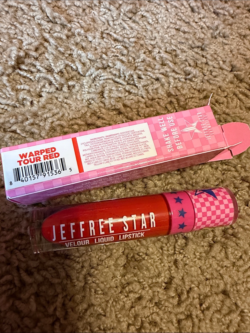 Jeffree Star Velour Liquid Lipstick - Warped Tour Red